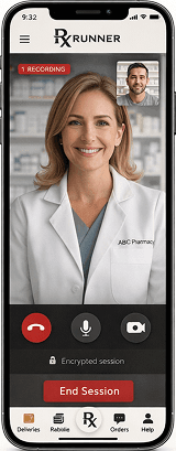 RxRunner Video Consultation App