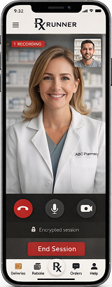 RxRunner Video Consultation App